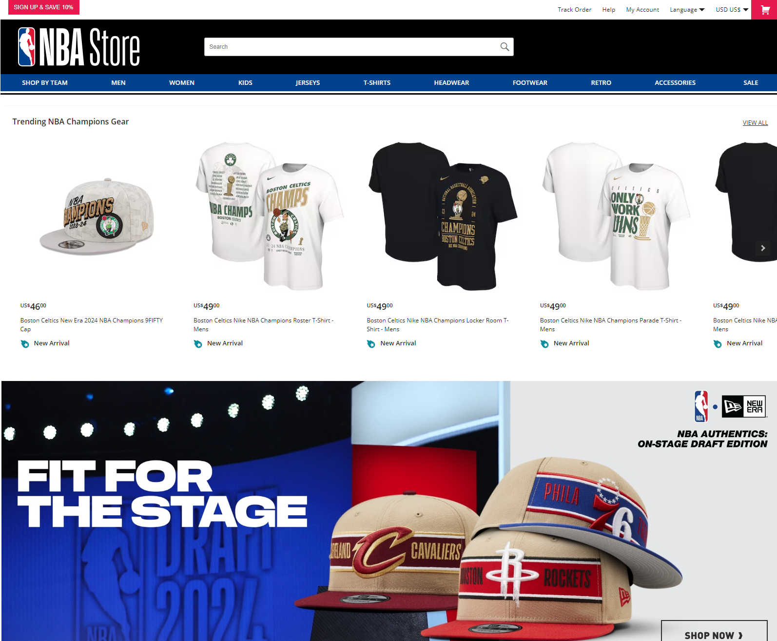 NBA store