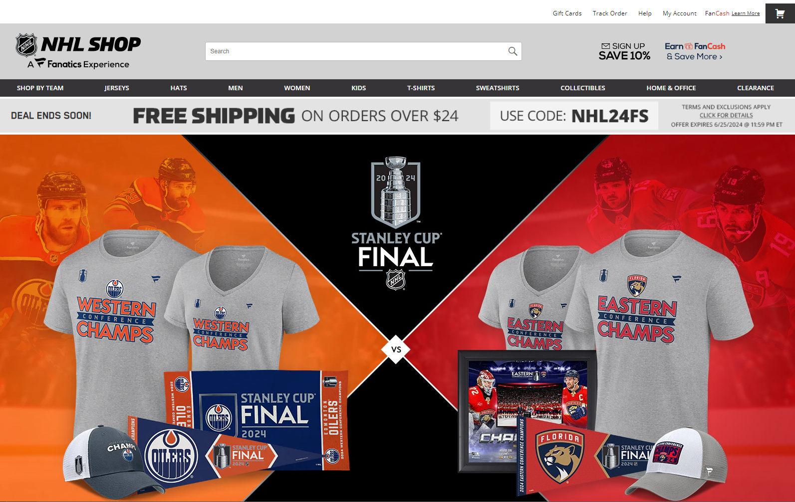 NHL shop